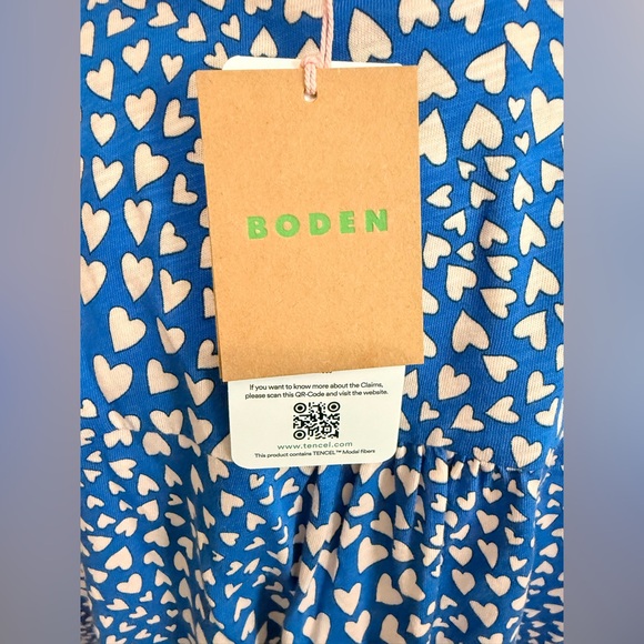 NWT Boden hearts blue cutsie top. US 20-22 - Picture 3 of 7